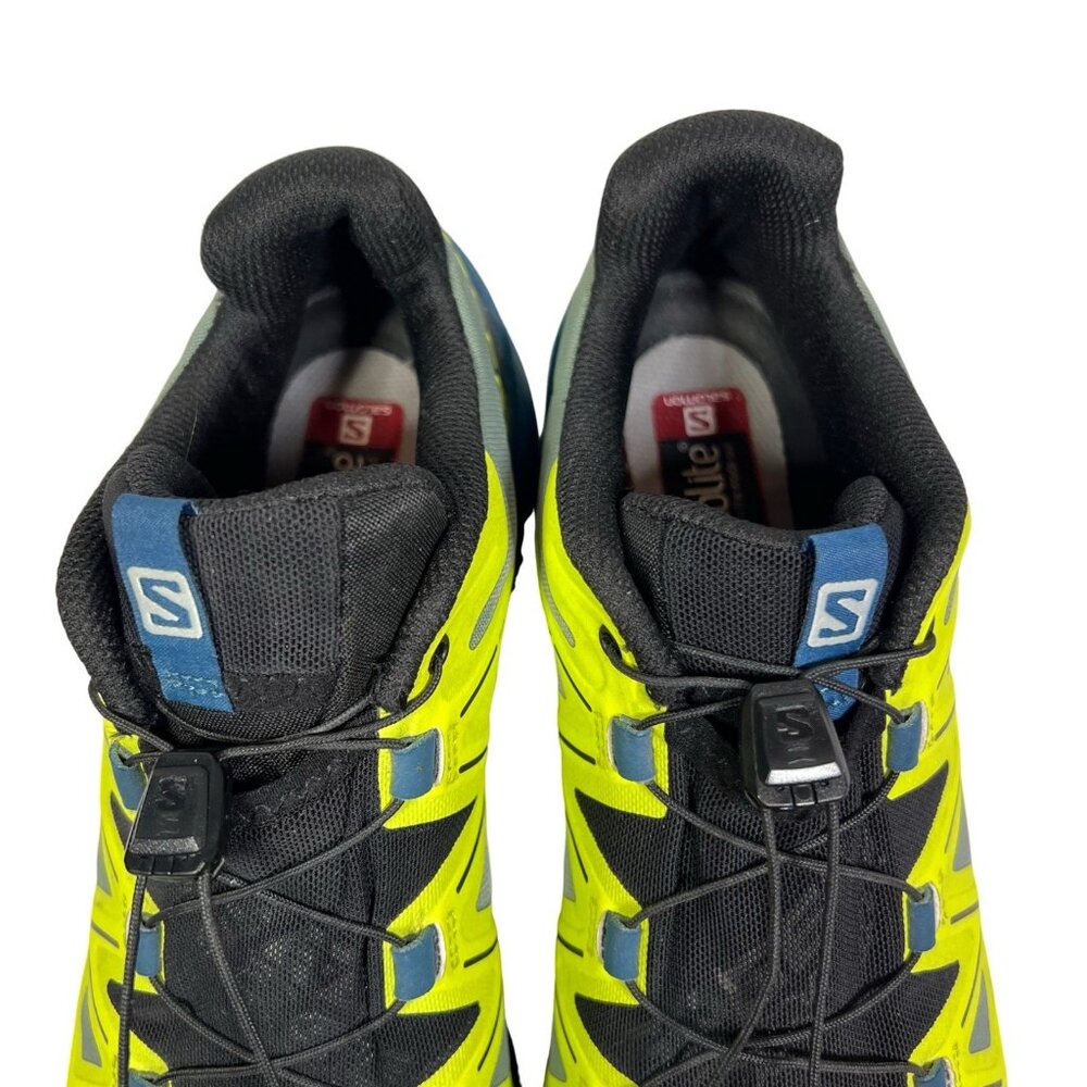 Salomon Speedcross 5 Trail Running Shoe - Mens 9.5 US  43.5 EU Blue Yellow - Picture 7 of 9